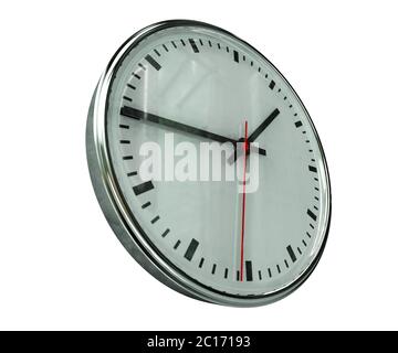 Realistic Office Clock Stock Photo