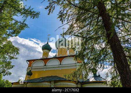 Savior's Transfiguration Cathedral of the 18th century in Uglich, Russia Stock Photo