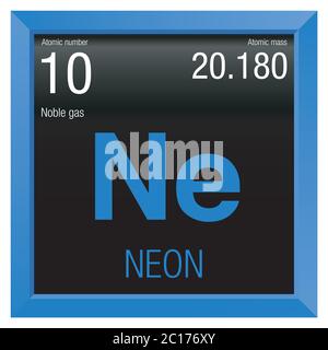 neon-symbol-element-number-10-