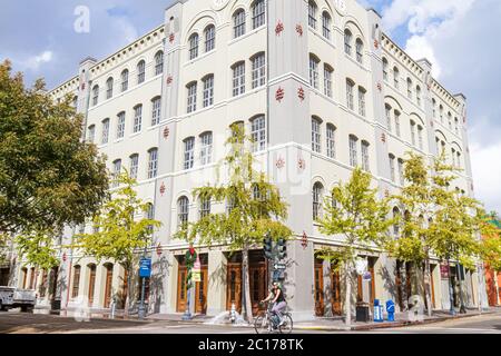 New Orleans Louisiana,Warehouse District,Julia Street,Hernsheim Cigar Factory,La Belle Creole Cigar & Tobacco Company,5 story building,19th century,re Stock Photo