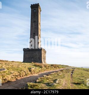 Peel Tower, Holcombe Hill, Bury, Lancashire Stock Photo