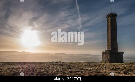 Peel Tower, Holcombe Hill, Bury, Lancashire Stock Photo