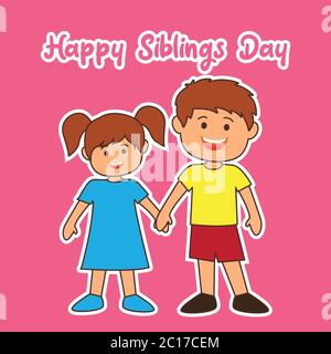 national siblings day clip art