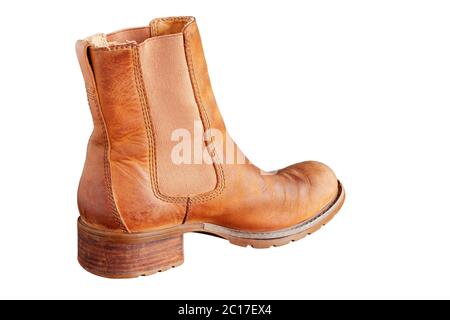 boots on white background. Stock Photo