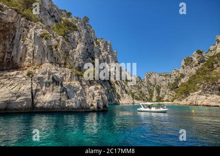 Calanques National Park near Cassis and Marseille in South France. Provence, France Stock Photo