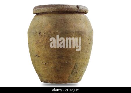 jar on white background. Stock Photo