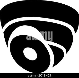 Security camera dome icon in flat style for apps vector image Stock ...