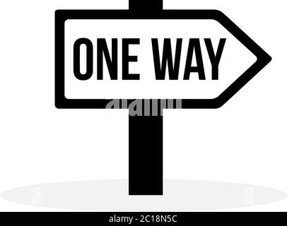 Signpost Icon In Flat Style Vector For Apps, UI, Websites. Black Icon Vector Illustration. Stock Vector