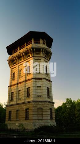 Exterior view to Chisinau water tower, Moldova Stock Photo