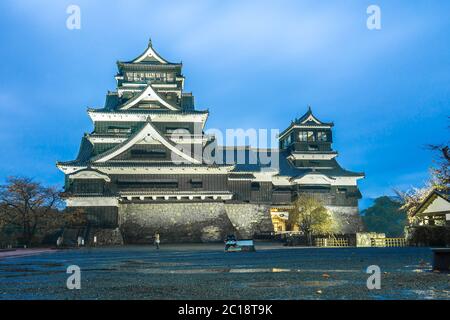 Kumamoto Castle in Chuoku, Kumamoto, Japan Stock Photo