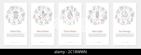 Vertical banners ecology and alternative energy sources - 09 Stock Vector