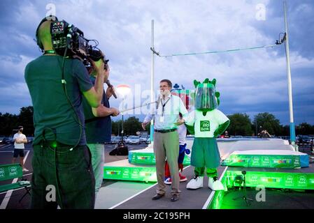 August Wilhelm Albert Management Of Psd Bank Rhein Ruhr Psd Bank Flight Night Pole Vault Of The Men On June 12 2020 In The Drive In Cinema In Duesseldorf Germany A Usage Worldwide Stock Photo