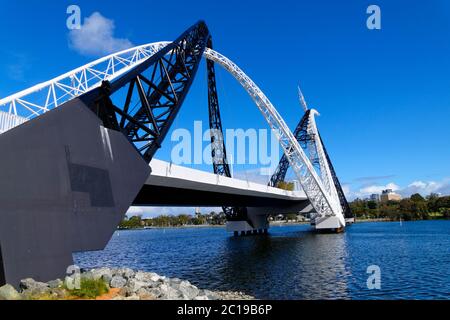 Matagarup Bridge, Perth, Western Australia Stock Photo