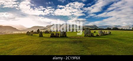 Castlerigg Stone Circle, Keswick, Lake District Stock Photo