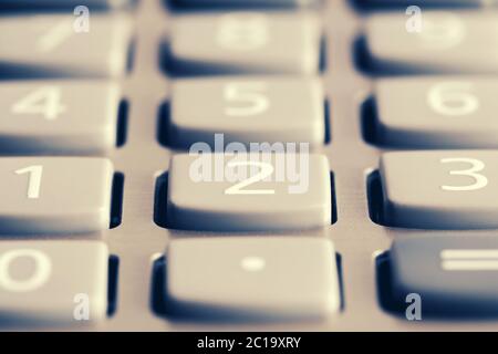Calculator keypad Stock Photo