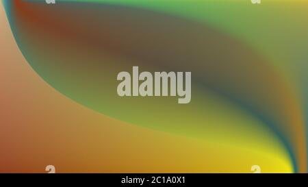 Leaf of a tropical tree. Abstract background with multicolor gradient fill. Stock Vector