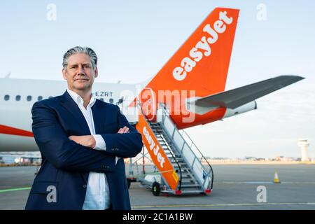 EasyJet CEO Johan Lundgren Stock Photo