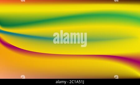 Sunset over the yellow river. Abstract background with multicolor gradient fill. Stock Vector