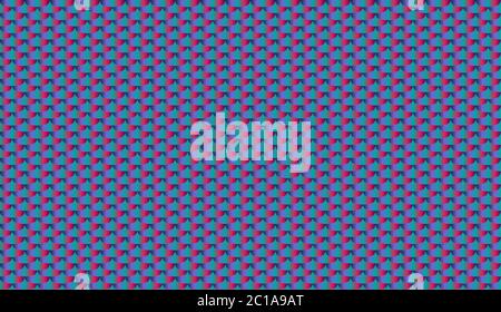 Brushed metal aluminum neon blue and red colors, colorful bright pattern flake texture metallic wall, seamless virtual background for online conferenc Stock Vector