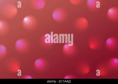 Abstract red blur circle decorative design background. Use for poster, template design, print, ad, poster. illustration vector eps10 Stock Vector