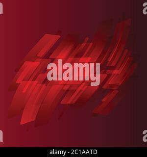 Abstract gradient red grey square futuristic pattern cover artwork background. Use for ad, poster, artwork, template design, print. illustration Stock Vector