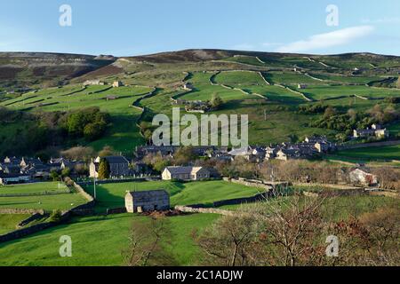 Yorkshire Dales village of Gunnerside in Swaledale, England, North ...