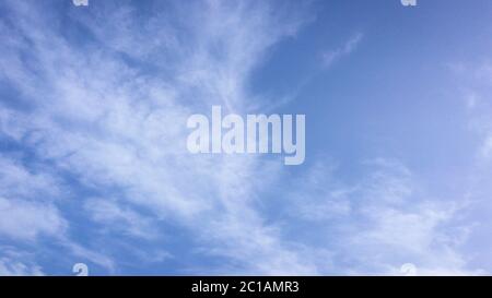 beautiful blue sky with clouds background.Sky clouds.Sky with clouds weather nature cloud blue.Blue Stock Photo