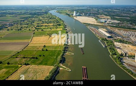 Aerial View, Logport Vi At The River Rhine, Construction Site With New 