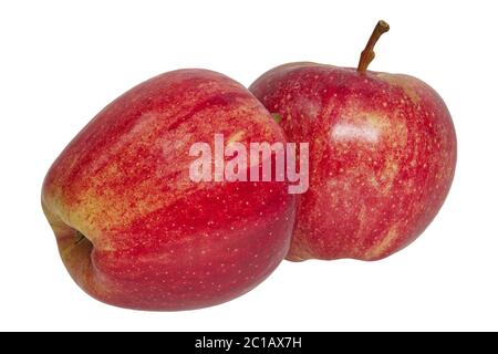 Red apples isolated on a white background Stock Photo