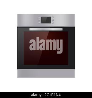 Oven. Home kitchen appliance Stock Vector