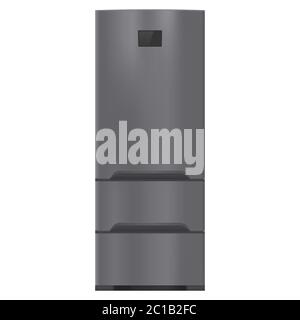 Refrigerator. Modern kitchen device Stock Vector