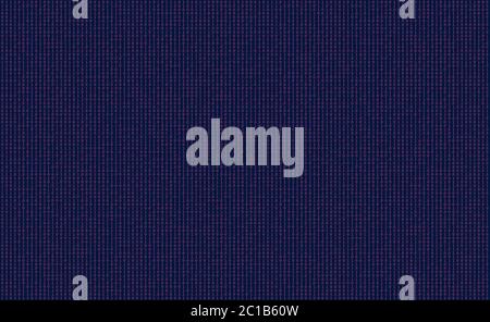 Random pattern of pink and blue binary code with ones and zeros on a computer screen Stock Photo