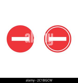 Stop sign. Stop icon isolated on white background.  Stock Vector