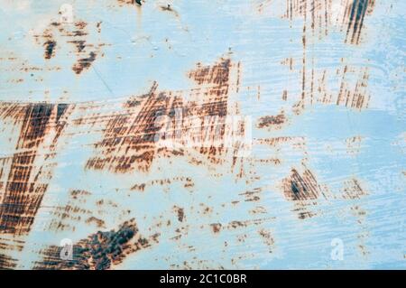 Rusty metal background with streaks of rust. Stock Photo
