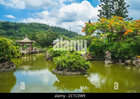 Scenery of Shuangxi Park and Chinese Garden in taipei, taiwan Stock Photo