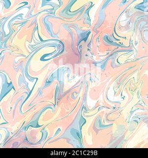 Abstract colorful marble paint background. Vector format Stock Vector