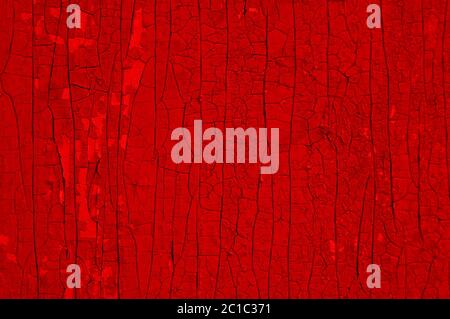 old wooden surface with cracked paint. Background Stock Photo