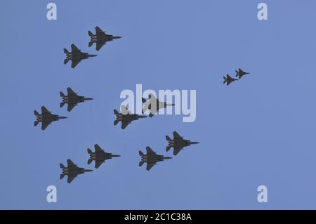 US Air Force F 15 Stock Photo