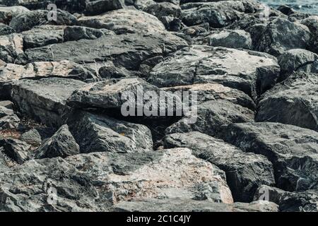 Rock, rock beautiful, rock big, rock old, rock rough, stone Stock Photo