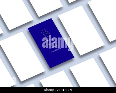 Mobile Phone Screen Perspective App Template Grey Stock Vector
