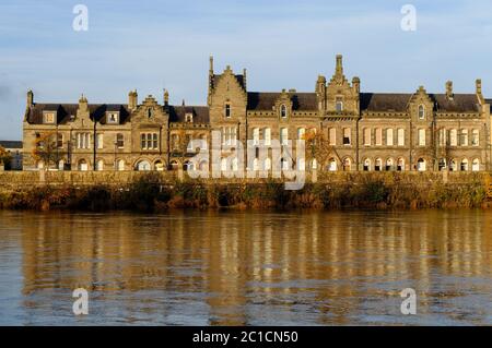 Tay Street, Perth, Scotland Stock Photo