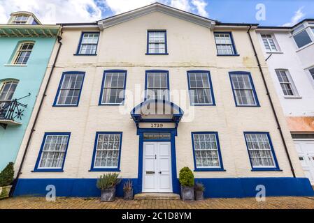 The Old Custom House at Bayard's Cove in Dartmouth, Devon, England Stock Photo