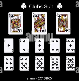 DOUBLE PLAYING CARDS SET - BLACK / WHITE