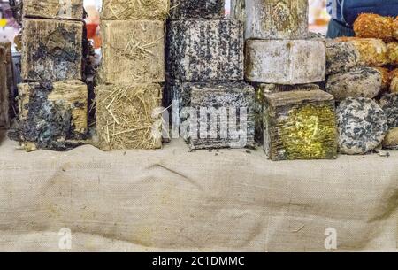 Italian cheese specialties Stock Photo