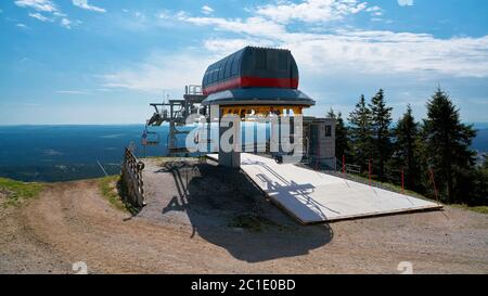Chairlift to the summit of the Wurmberg Mountain in Braunlage in the Harz National Park