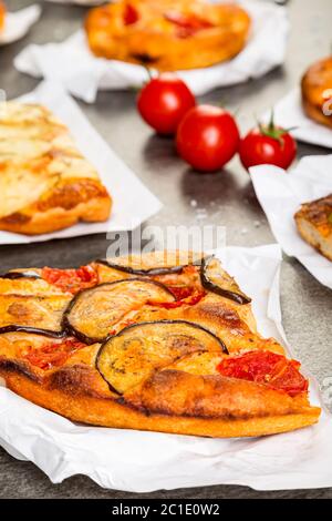 Mixed buns on stone background Stock Photo