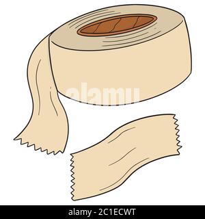 vector of adhesive tape Stock Vector