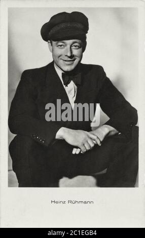 Heinrich Wilhelm 'Heinz' Rühmann (1902 – 1994) was a German film actor who appeared in over 100 films between 1926 and 1993. He is one of the most fam Stock Photo