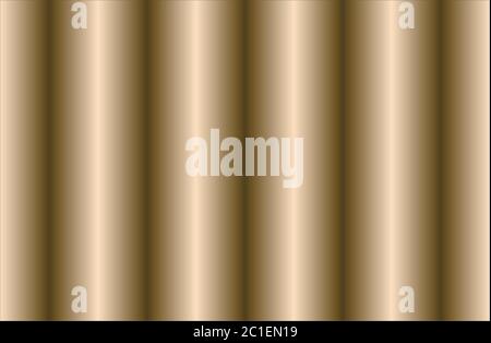 Abstract golden pattern with horizontal stripes. Luxury background. Stock Vector
