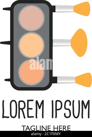 beautician logo with E alphabet and text space for your slogan / tagline, vector illustration Stock Vector